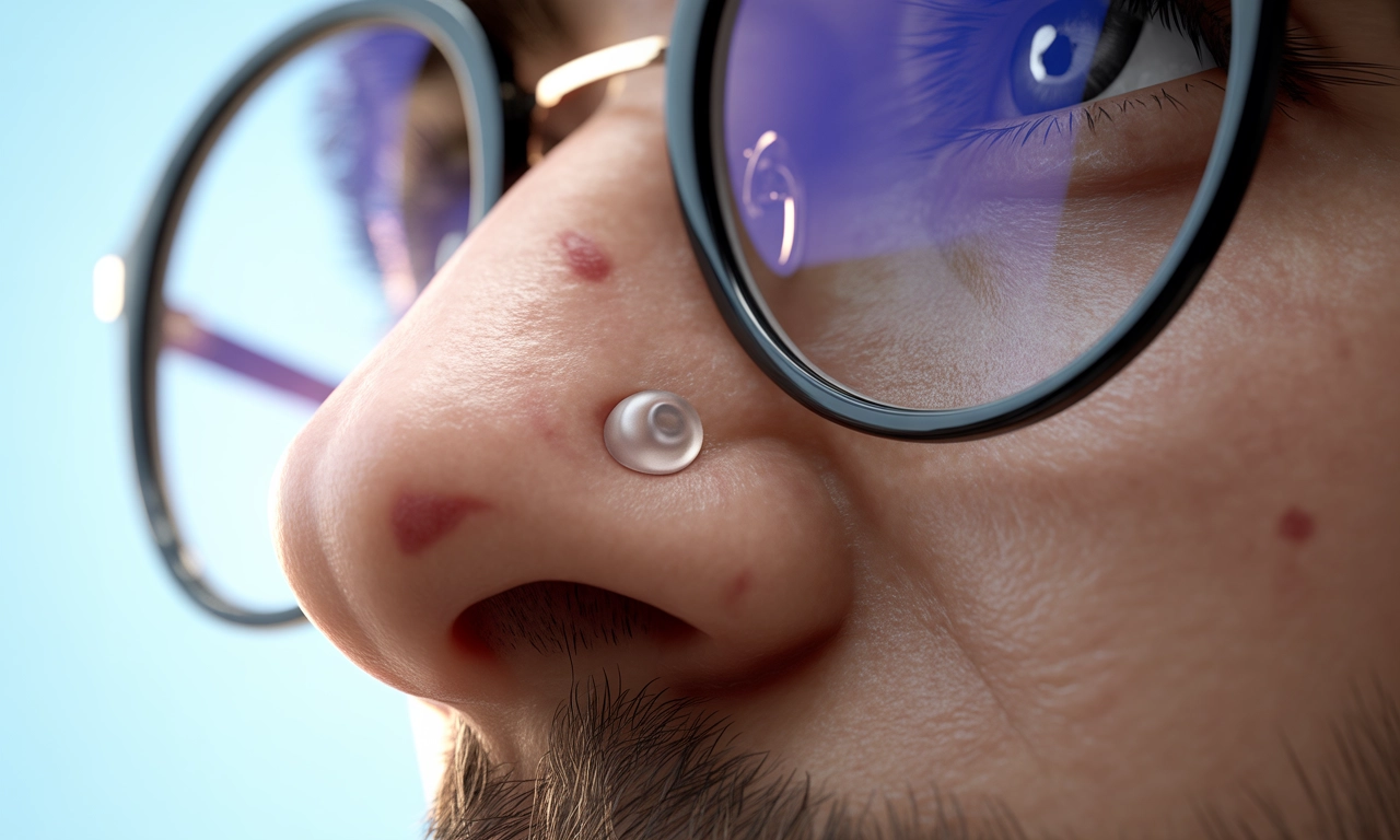 안경 코받침 자국 없애기_1