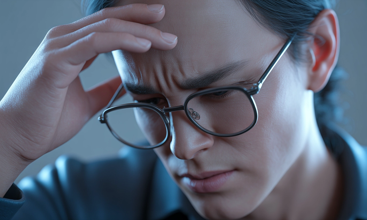 안경 착용 시 두통 원인과 해결_1