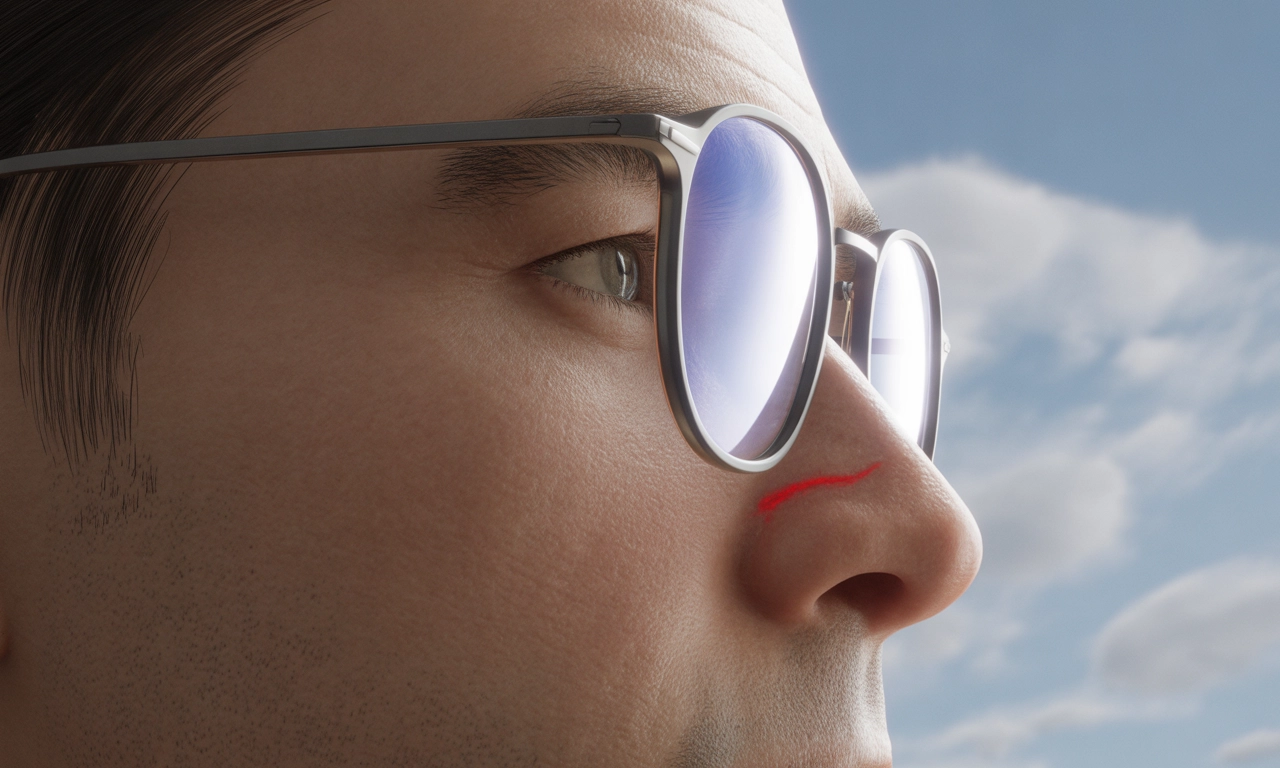 안경 코 옆 자국_1