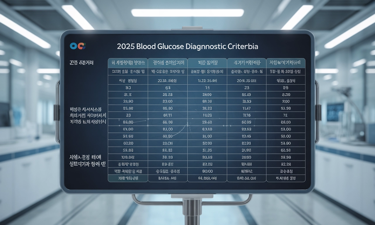 혈당 관리 목표 수치 확인_2