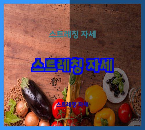 스트레칭 자세