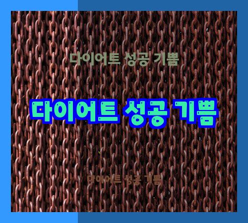다이어트 성공 기쁨