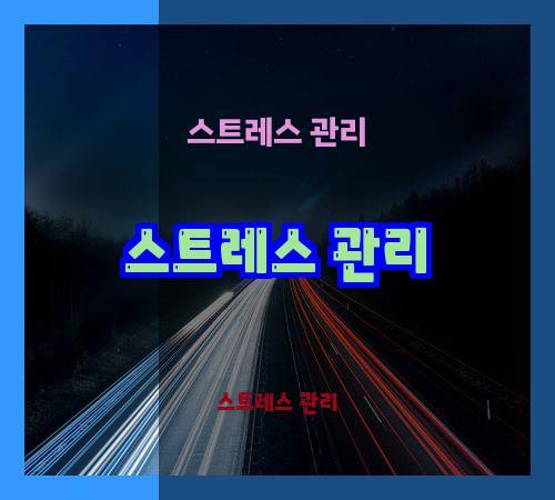스트레스 관리