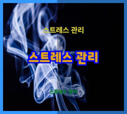 스트레스 관리