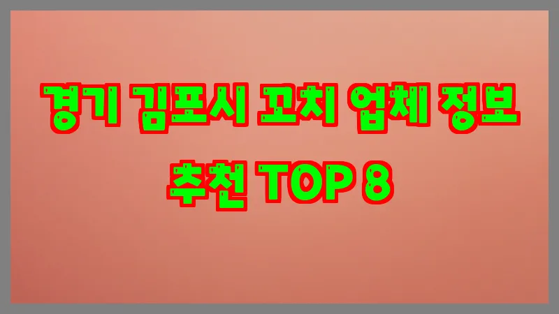 경기 김포시 꼬치 업체 정보 추천 TOP 8