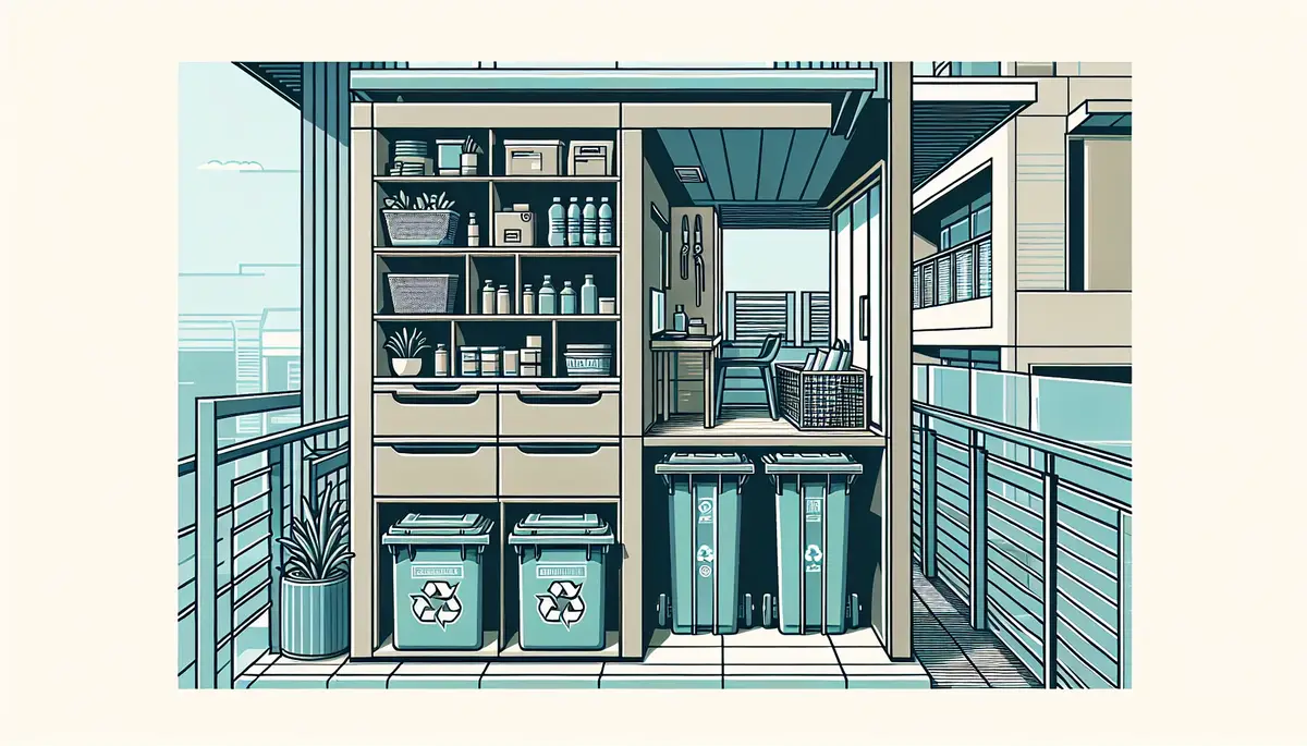 베란다 수납 아이디어_2