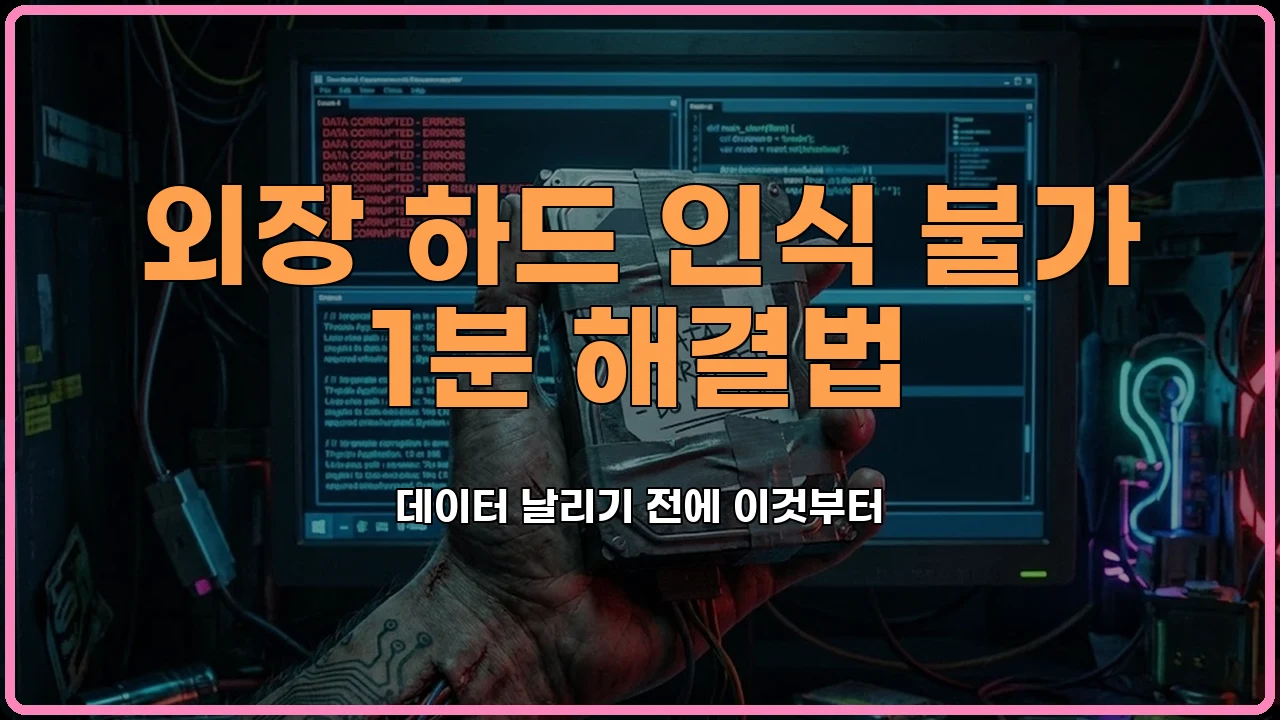 하드디스크고장