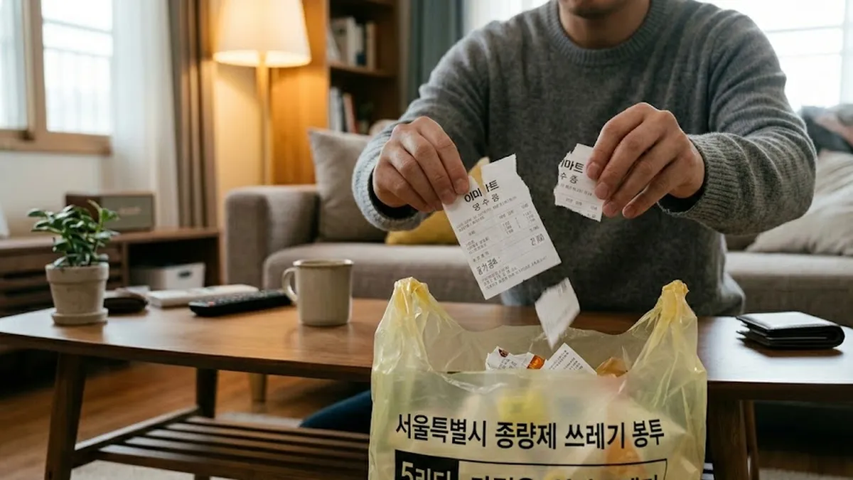 영수증버리는법
