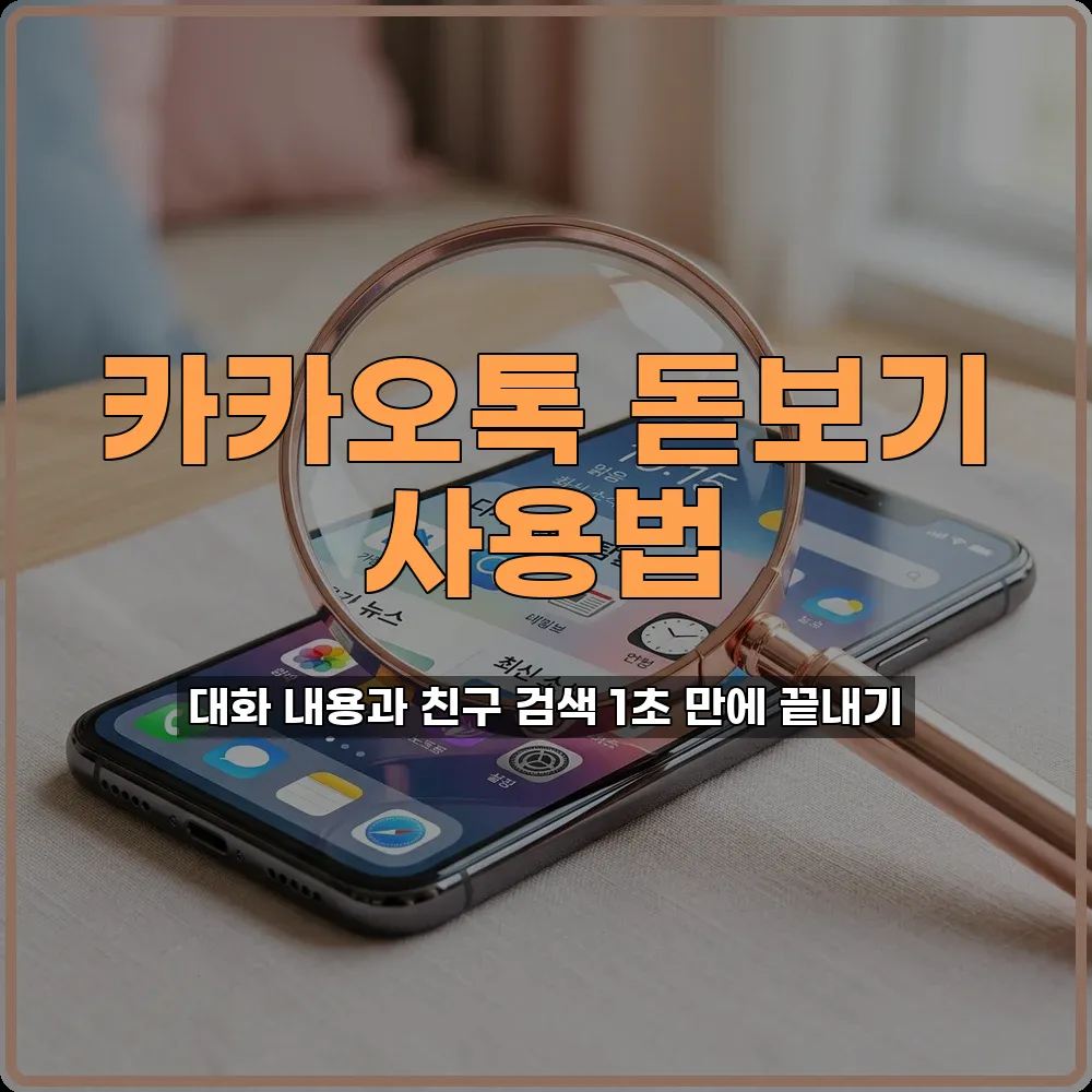 카톡친구찾기