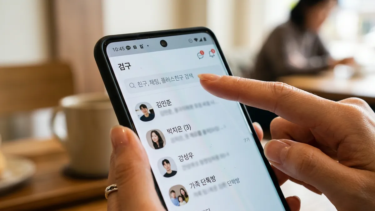 대화내용찾기