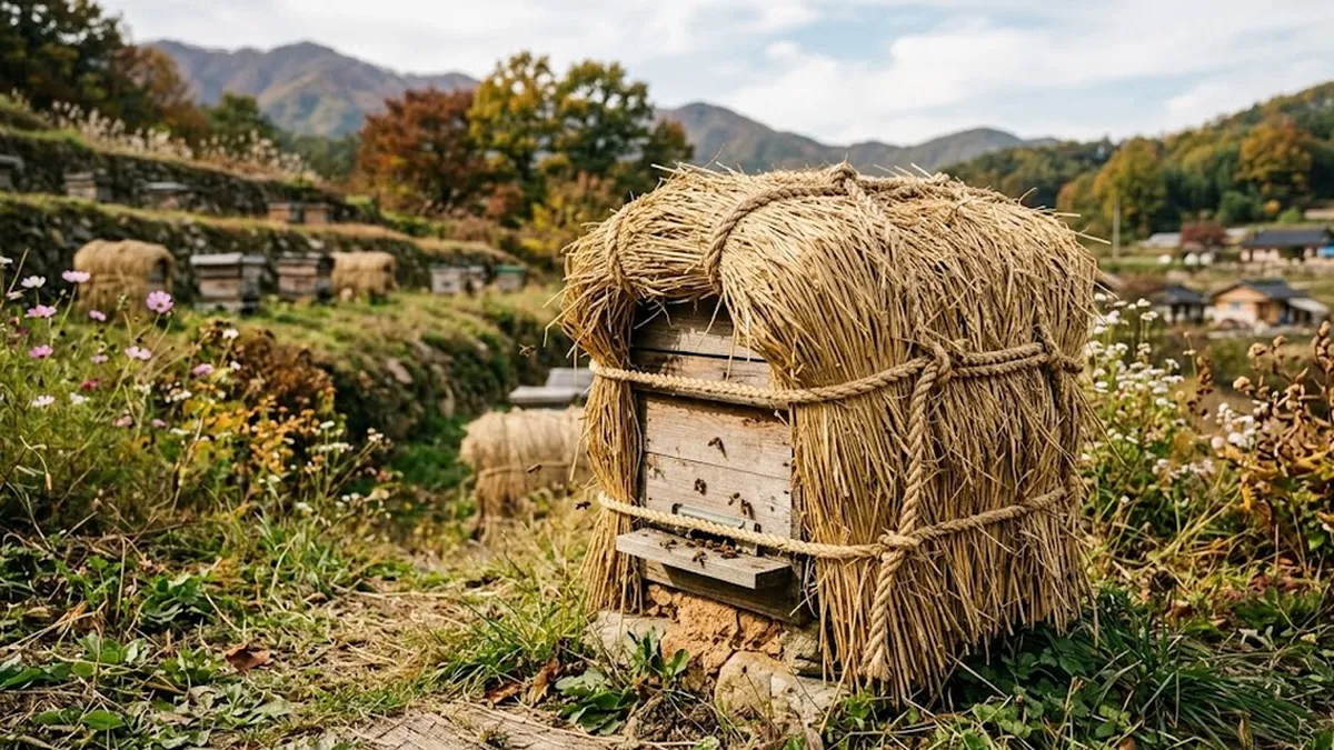 볏짚보온