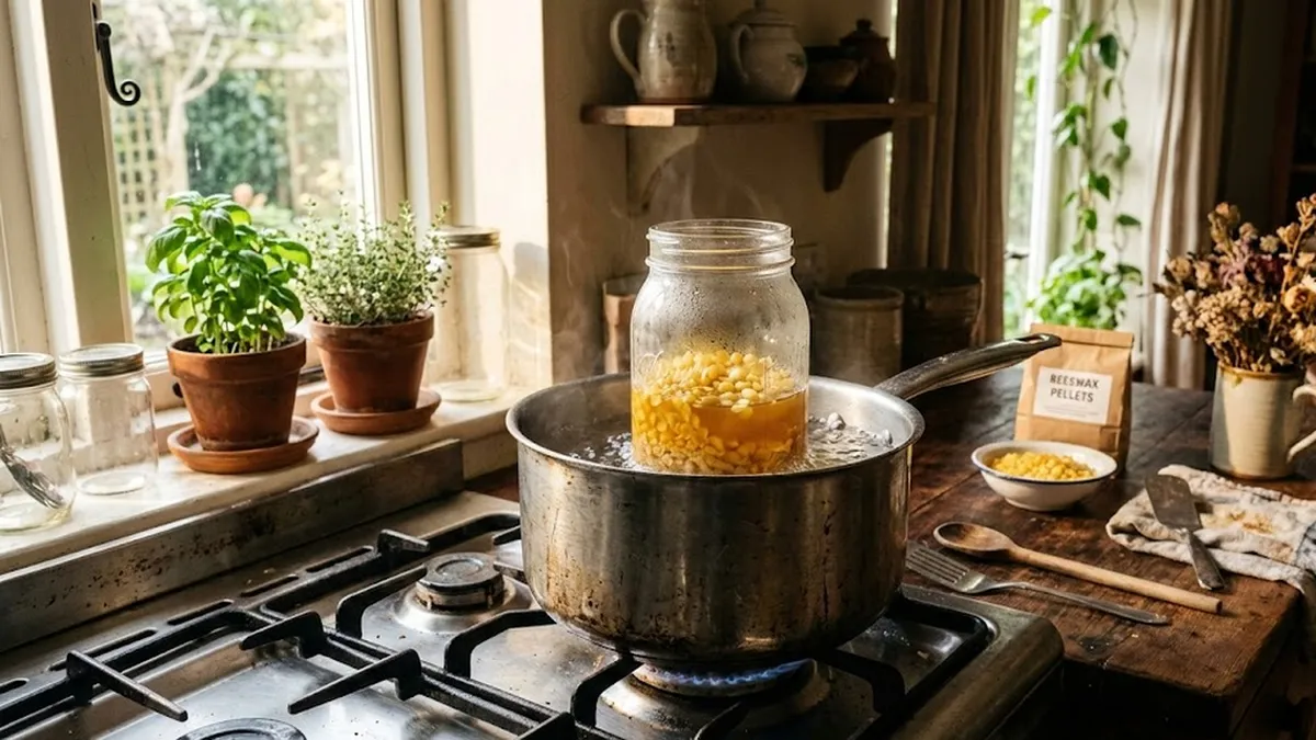 천연캔들만들기